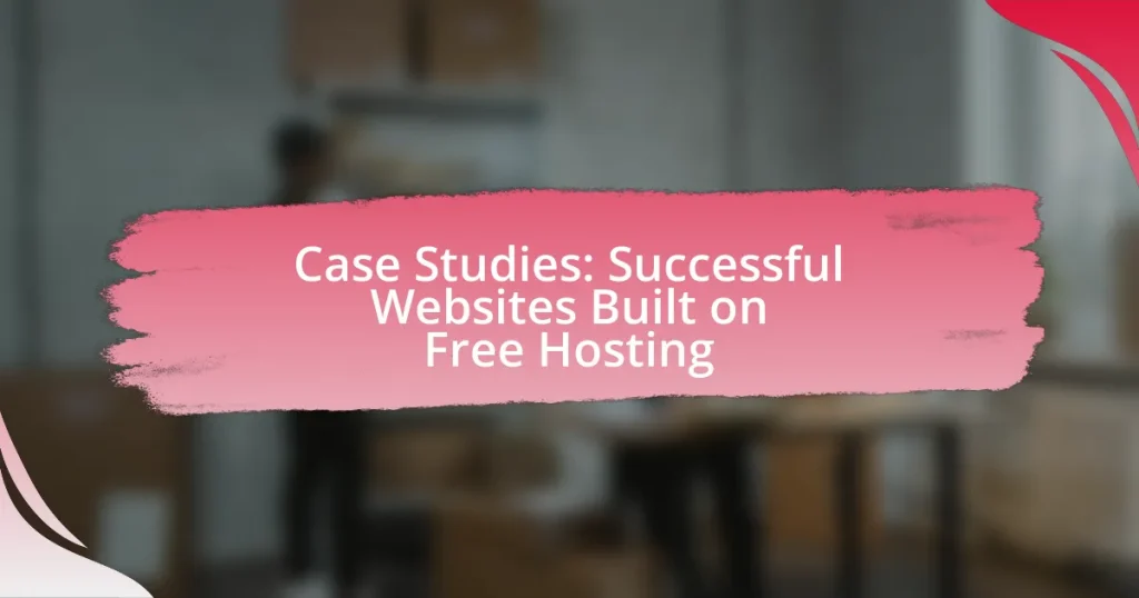 Case Studies: Successful Websites Built on Free Hosting