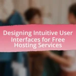 Designing Intuitive User Interfaces for Free Hosting Services