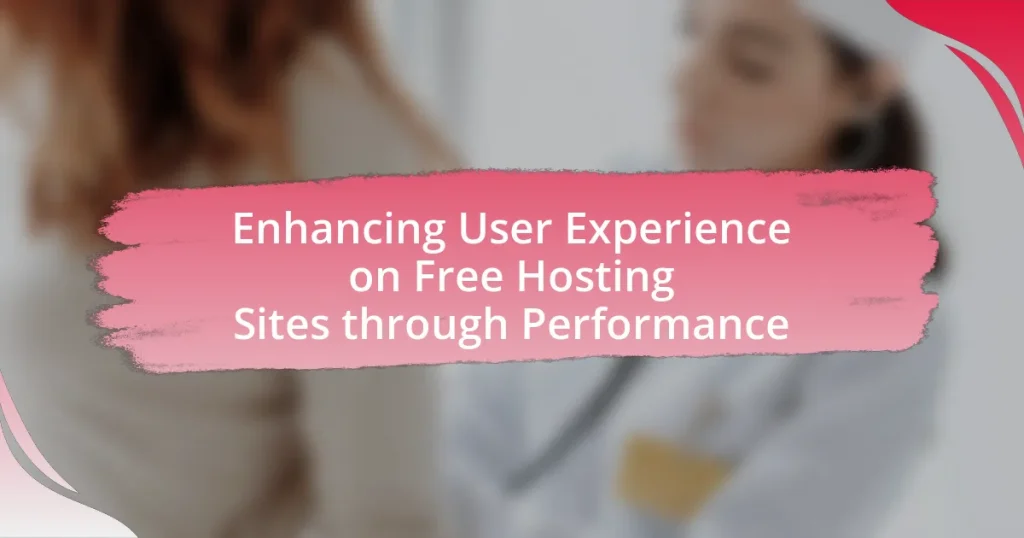 Enhancing User Experience on Free Hosting Sites through Performance