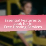 Essential Features to Look for in Free Hosting Services