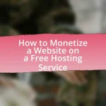How to Monetize a Website on a Free Hosting Service