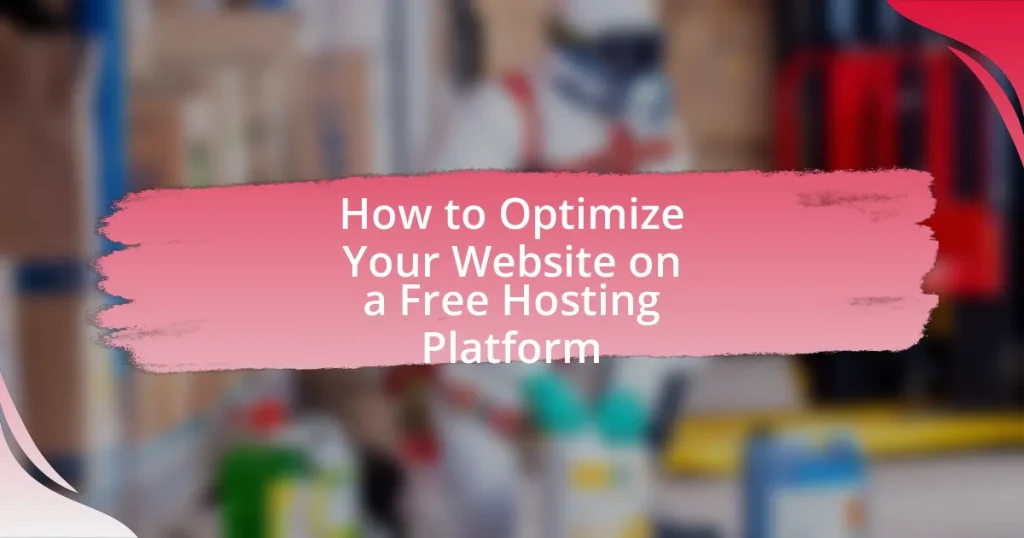 How to Optimize Your Website on a Free Hosting Platform