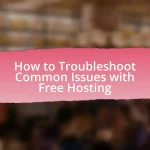 How to Troubleshoot Common Issues with Free Hosting