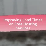 Improving Load Times on Free Hosting Services